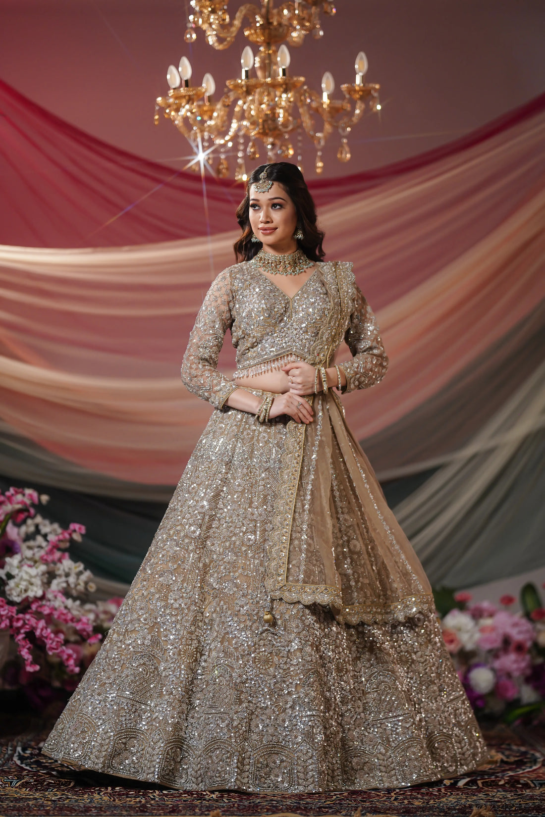 Ivory Moonbeam Lehenga Choli