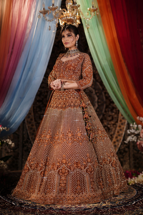 Crimson Legacy Lehenga Choli