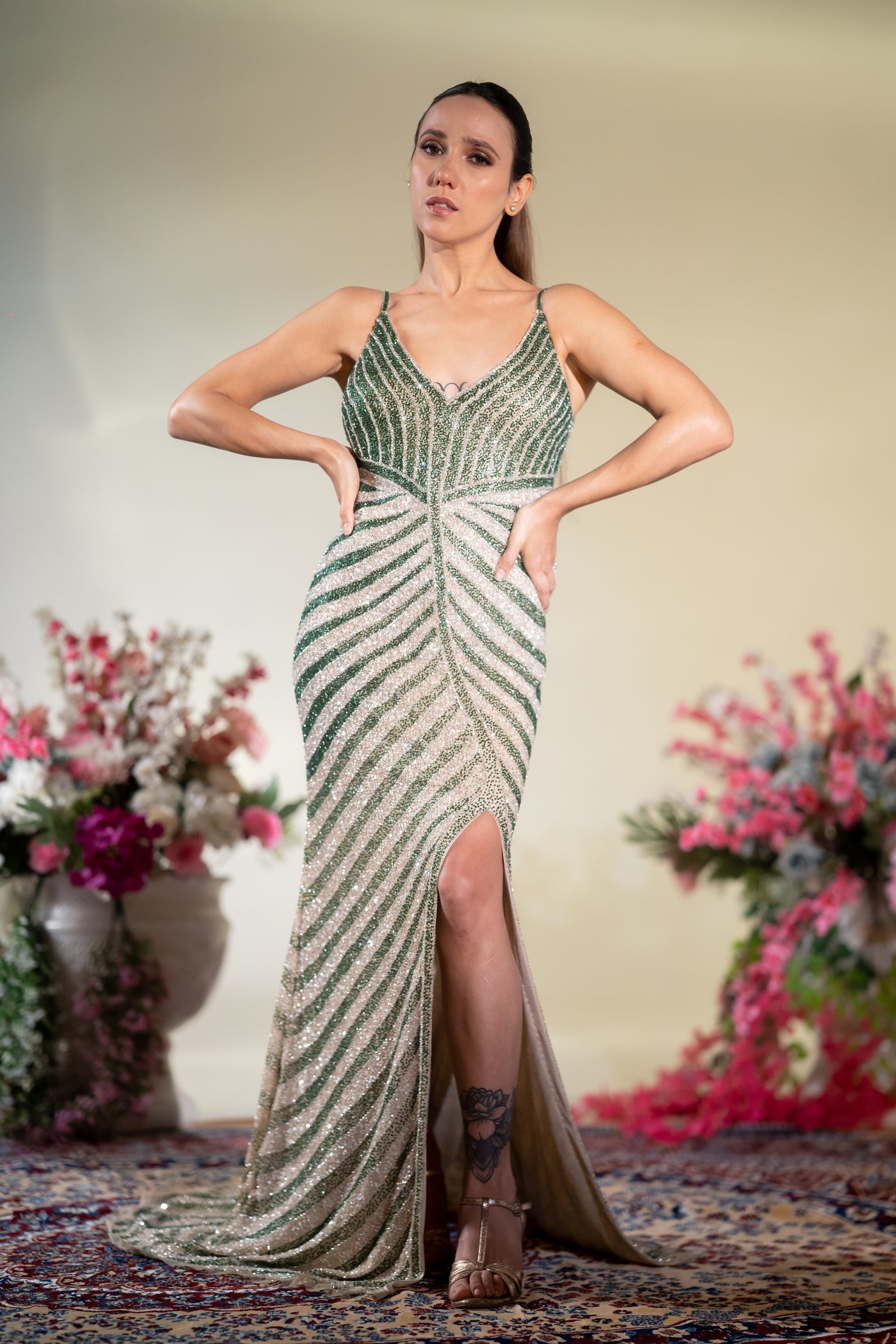 Emerald  Gown