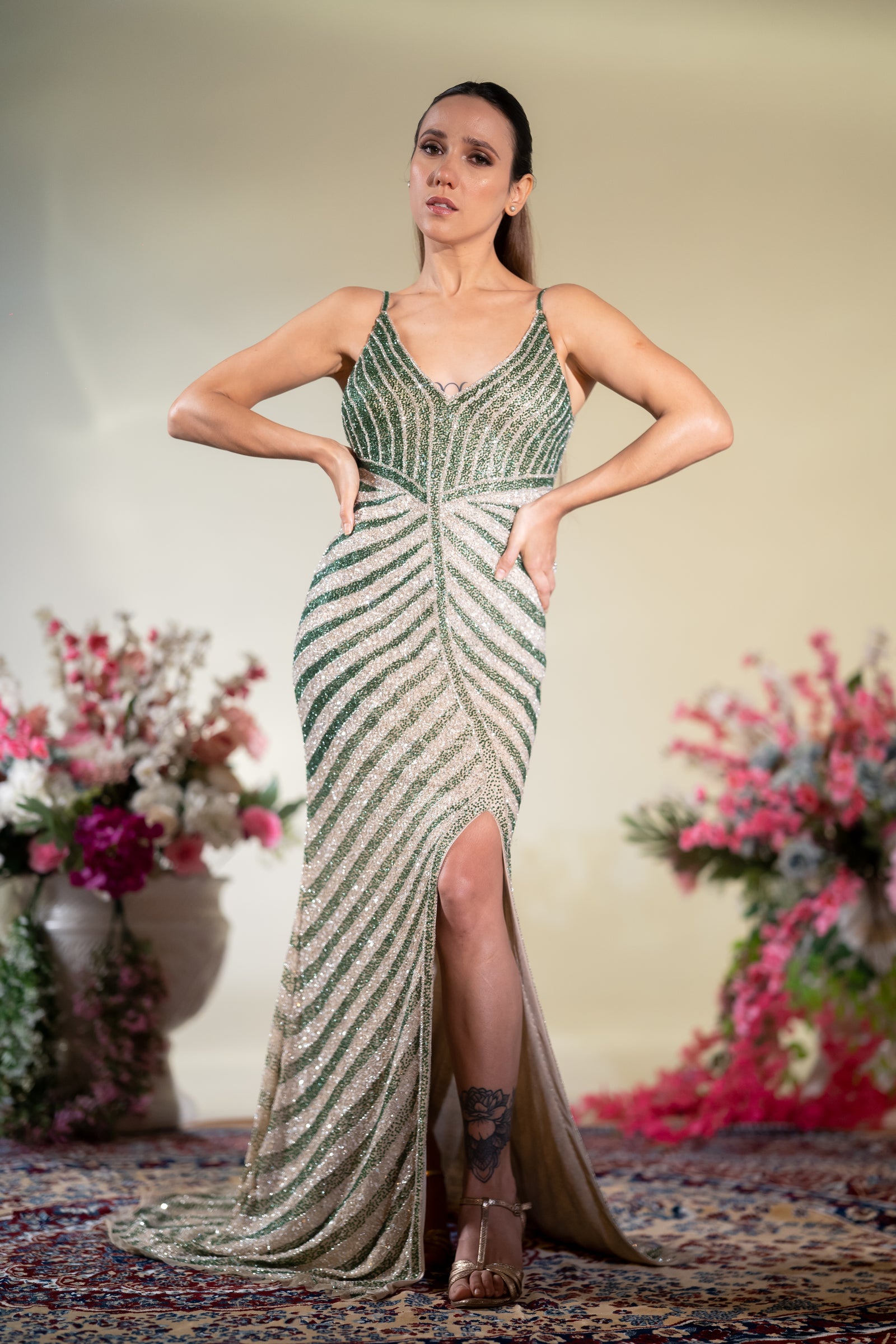 Emerald  Gown